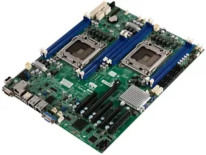 Cartes Mères Supermicro X9DRD-iF Intel C602 LGA 2011 8xDDR3 ECC i350 Gbe - VGA - Photo 1/2