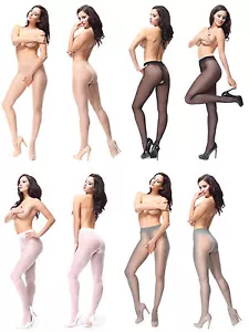 Miss O Ouvert Strumpfhose 40den - Schrittoffen - mit offenem Schritt, P102 - Bild 1 von 10