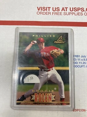 1997 Pinnacle #172 Scott Rolen Rookie  Baseball Card Philadelphia Phillies  - Image 1 of 2