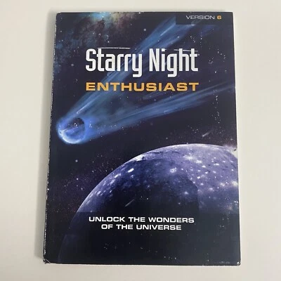 Starry Night Enthusiast Version 6 (PC, 2010) Windows Mac Universe Astronomy RARE - Image 1 of 4