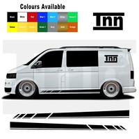 Side Stripes For VW Transporter T5 T6 T4 Stickers Camper Van Decal Vinyl Camper