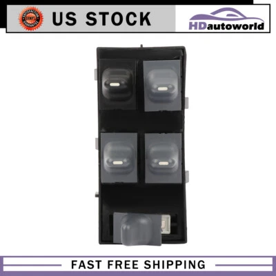 Front Left Power Window Switch Fits 1996-05 Pontiac Grand Am 4 Door Sedan - Image 1 of 4