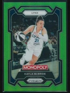 Kayla McBride 2024 Panini Prizm Monopoly WNBA Neon Green Prizm #61/10 - Foto 1 di 2