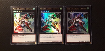 Yu-Gi-Oh! 3x Wind-Up Arsenal Zenmaioh, BROL-EN083, UR, 1. Ed., Englisch, NM - Bild 1 von 4