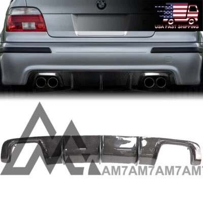 Difusor de fibra de carbono de diseño AM7 para BMW E39 M5 1998 1999 2000 2001 2002 2003 Foto 1 de 4