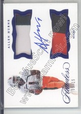 allen hurns auto autograph gu jersey miami hurricanes canes 5C college #/15