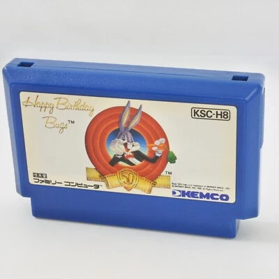 Famicom HAPPY BIRTHDAY BUGS 50th ANNIVERSARY Cartridge Only Nintendo 2960 fc - Image 1 of 4