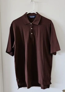 POLO GOLF RALPH LAUREN BROWN POLO SHIRT SIZE M - Picture 1 of 6