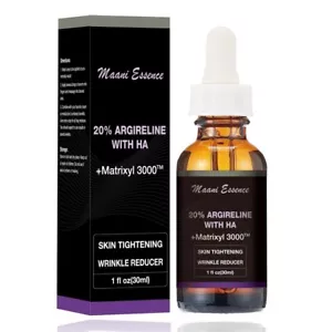 Matrixyl 3000, 20% Argireline, Vitamin C Hyaluronic Acid Peptide Wrinkle SERUM - - Picture 1 of 3