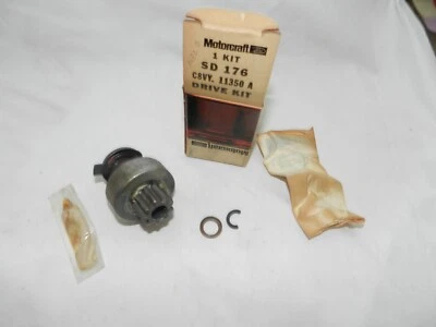 Nuevo de Lote Antiguo Motorcraft SD176 1968-71 FORD MERCURY V8 STARTER BENDIX DRIVE C8VY-11350-A Foto 1 de 4