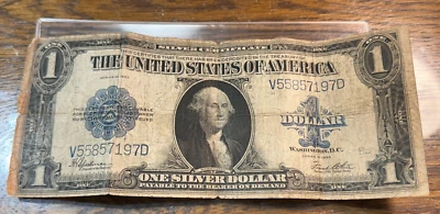 1923 $1 Large Silver Certificate Original VG Details CHRC - Image 1 of 2