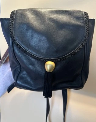 Bolso Bandolera Vintage Años 80/90 ETIENNE AIGNER Med Nuevo con Etiquetas Cuero Suave Bolso Borla Foto 1 de 4