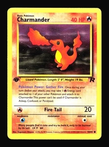 Charmander 1st Edition Team Rocket #50/82 Common Pokemon Card T2-1117 - Picture 1 of 2
