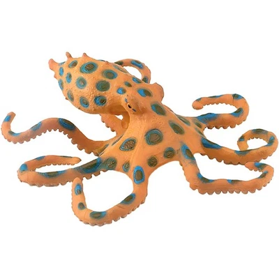 Estatuilla de pulpo de plástico simulación modelo animal marino decoración animal educativo Foto 1 de 4