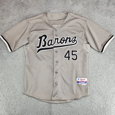 Michael Jordan Birmingham Barons #45 Jersey Sz 40 Majestic Authentic Collection - Image 1 of 4