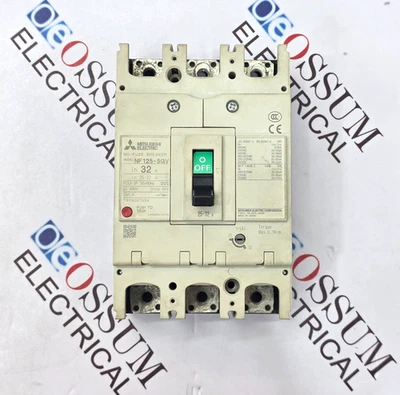 MITSUBISHI ELÉCTRICO NF125-SGV SIN INTERRUPTOR DE FUSIBLES 25-32 A Foto 1 de 4