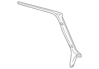 Borde de pilar de parabrisas genuino GM 15199012 Foto 1 de 2