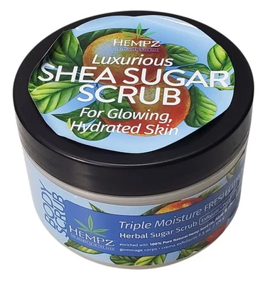 Hempz Shea Sugar Scrub Fresh Citrus 7.3 Oz Exfoliate Polish Hydrate - Image 1 of 4