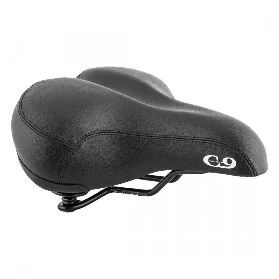 Bicycle Saddle Cloud9 GEL Plus Cruiser Coil Web Spring Dc-em 10.5 X 9.75 Black