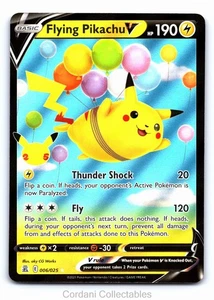 Flying Pikachu V 006/025 - SWSH Celebrations 25th - Pokemon Card - Near Mint - Foto 1 di 2