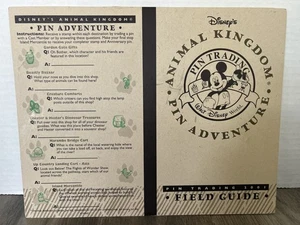 Field Guide Card Adventure Safari 2001 Animal Kingdom Event NO Disney Pins 57471 - Picture 1 of 6