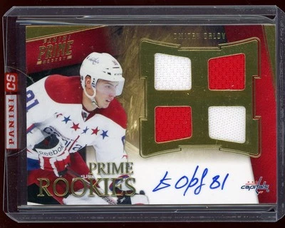 2011-12 Panini Prime #164 Dmitry Orlov Jersey Autograph RC 141/199 - Image 1 of 2