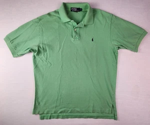 Polo Ralph Lauren Mens L Green Short Sleeve Polo Shirt - Picture 1 of 6