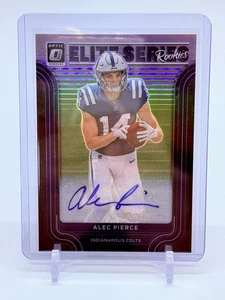 2022 Donruss Optic Alec Pierce #ESR-13 Elite Series Rookies Auto #’d/99 RC Colts - Picture 1 of 2