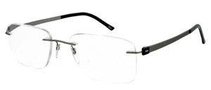 SILHOUETTE 5452 10 6050 52mm Randlos Titan Brille Brillengestell Austria Unisex - Bild 1 von 7