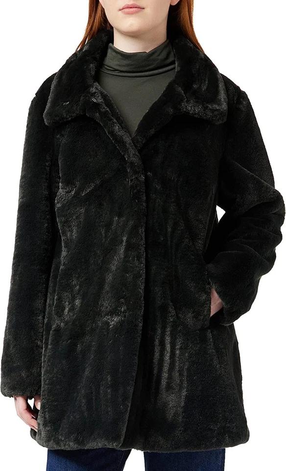 Oakwood manteau en fausse fourrure noire taille XL / 42 neuf - Photo 1/4