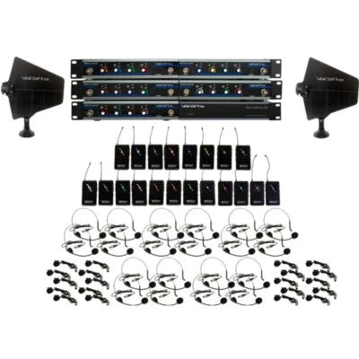 VOCOPRO FIN-PLAY-20 Church Choir Long Range Wireless Headset / Lavalier System - Image 1 of 4