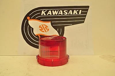 NEW OEM KAWASAKI  A1 A7 C2 C7 W1 W2 TAIL LIGHT TAILLIGHT LENS BRAKE REAR 66 -71 - Image 1 of 4