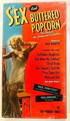Sex and Buttered Popcorn (VHS, 1989) 70 mins RARE Exploitation RARE NEW  - Image 1 of 4