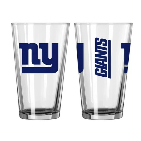 New York Giants Boelter NFL Game Day 16oz Pint Glass(1) FREE SHIP!! Cover