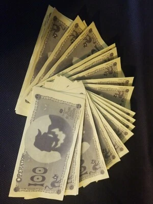 The Nightmare Before Christmas Operation Game 2011 Replacement $100 Bills Lot ** - Image 1 of 3