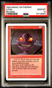1994 MtG Magic the Gathering Revised Atog Red Vintage PSA 10 Gem Mint POP 25 - Picture 1 of 6