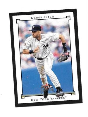 2002 Fleer Premium Promo Card Derek Jeter New York Yankees - Image 1 of 2