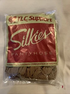 Vintage TLC Support Silkies pantyhose. New. Two Pairs In Original 1994 Packages. - Picture 1 of 5