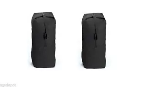 (2) Military Style Travel Rifle Golf Duffel Bag Black Top Load 24x42 Gear Canvas - Picture 1 of 2