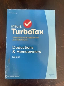Turbotax deluxe 2014 fed only, no state for window and mac - Photo 1/3