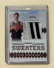 2023 Panini NBA Hoops Winter Rookie Sweaters Patch - Victor Wembanyama Spurs RC
