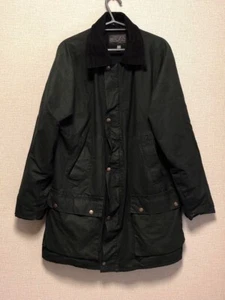 Barbour Rare coverall vintage oiled jacket military SizeL - Picture 1 of 7