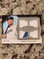 2011 Topps Marquee Gametime Mementos Quad Relics /199 Edwin Encarnacion #GMQR-32