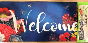 Evergreen - Vivid Bouquet Welcome - Sasafrás Switch Mat 10" X 22" - Imagen 1 de 6