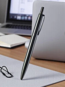 HOME OFFICE PARKER JOTTER BALLPOINT PEN BLACK BLUE STAINLESS STEEL SILVER - Picture 1 of 6