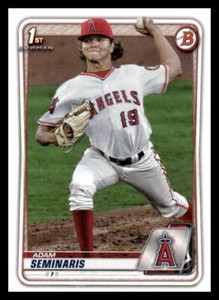 2020 Bowman Draft Adam Seminaris  1st Bowman BD-163 Los Angeles Angels