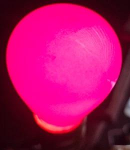 Vintage Working Colored Light Bulb flooded the room with light depth - Picture 1 of 4
