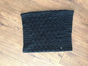Roxy Black Knitted Scarf Neck Gaitor - Picture 1 of 4