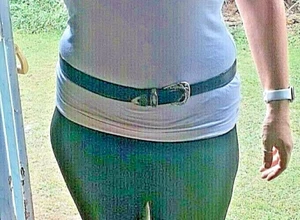 Mens Onyx and Lands End Belts SZ 36 Black and Brown - Picture 1 of 10