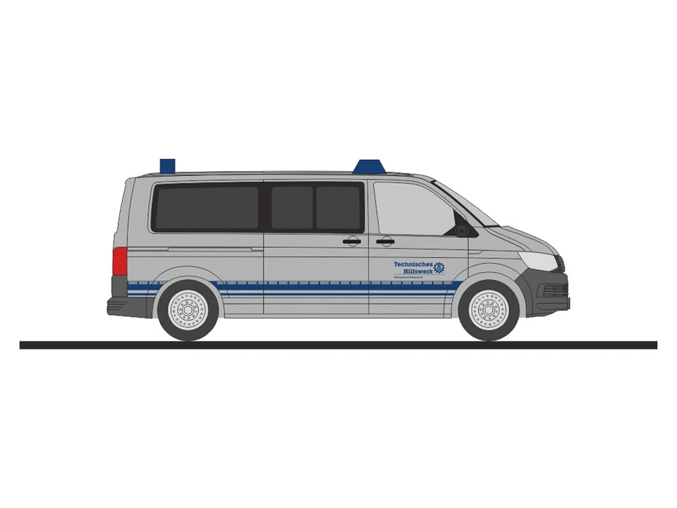 Rietze Volkswagen T6 THW Mannheim No. 53817 1:87 /RIN1433 Foto 1 de 1